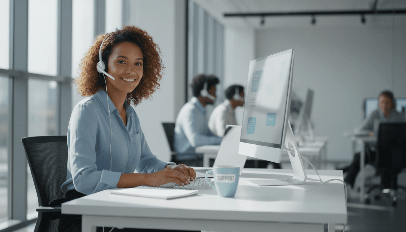 Customer support team member ready to assist